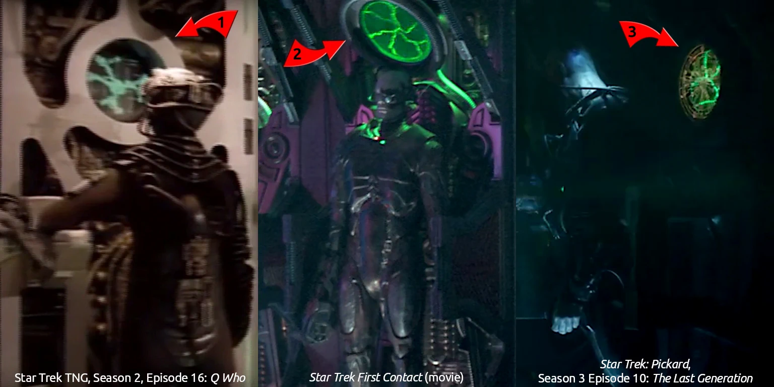 Right: Plasma plate looking dumb as part of a Borg Prop
